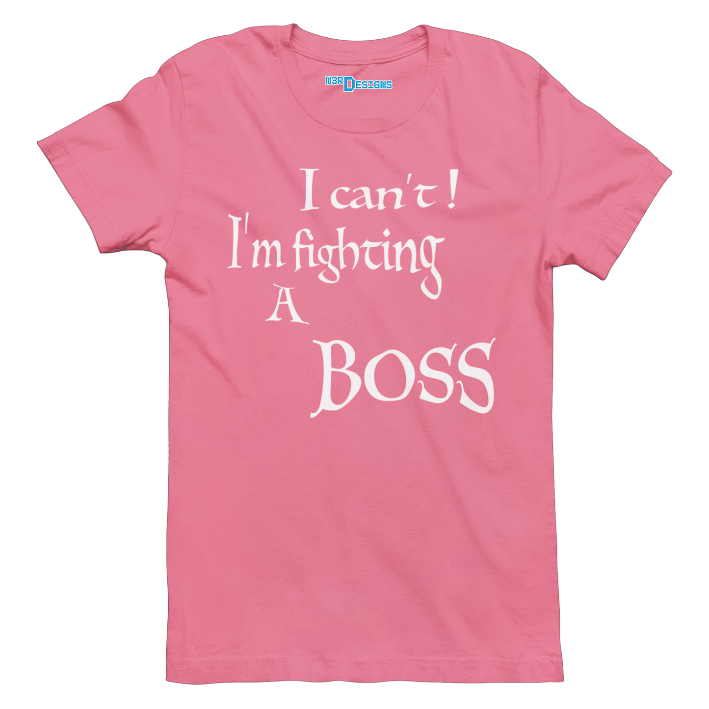 I CAN'T! I'M FIGHTING A BOSS