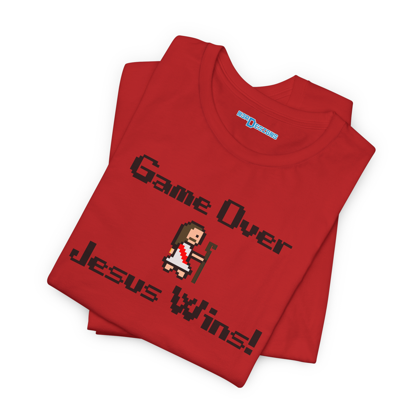 GAME OVER JESUS WINS!