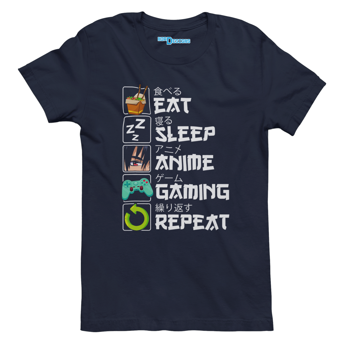 EAT. SLEEP. ANIME. GAMING. REPEAT