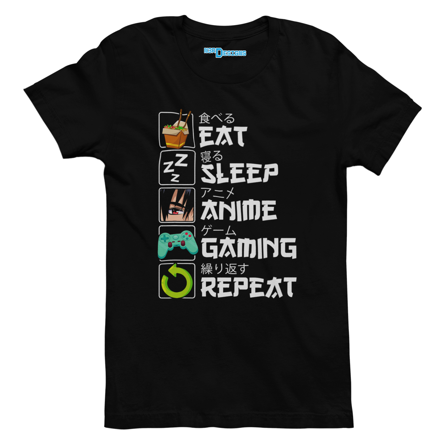 EAT. SLEEP. ANIME. GAMING. REPEAT