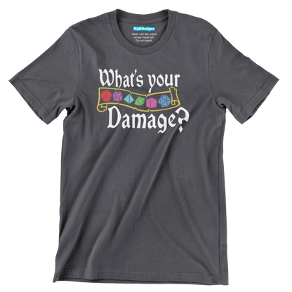 WHAT'S YOUR DAMAGE? (T-SHIRT)