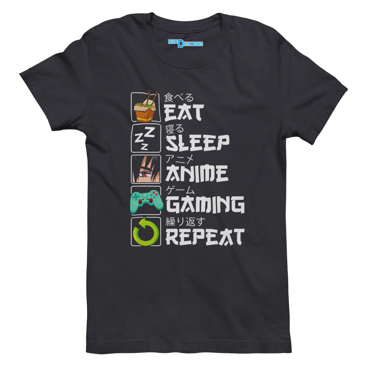 EAT. SLEEP. ANIME. GAMING. REPEAT