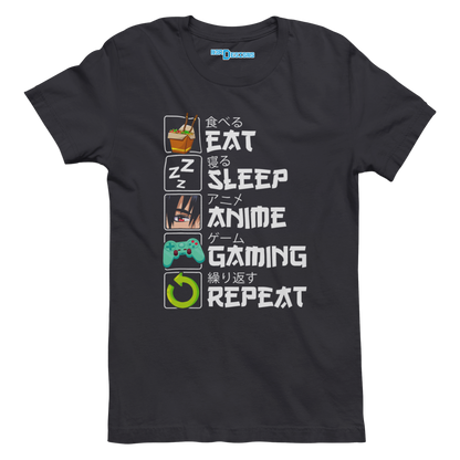EAT. SLEEP. ANIME. GAMING. REPEAT