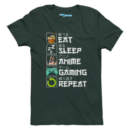 EAT. SLEEP. ANIME. GAMING. REPEAT