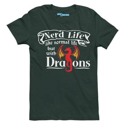 NERD LIFE. LIKE NORMAL LIFE BUT WITH DRAGONS