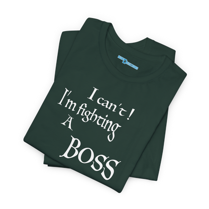 I CAN'T! I'M FIGHTING A BOSS