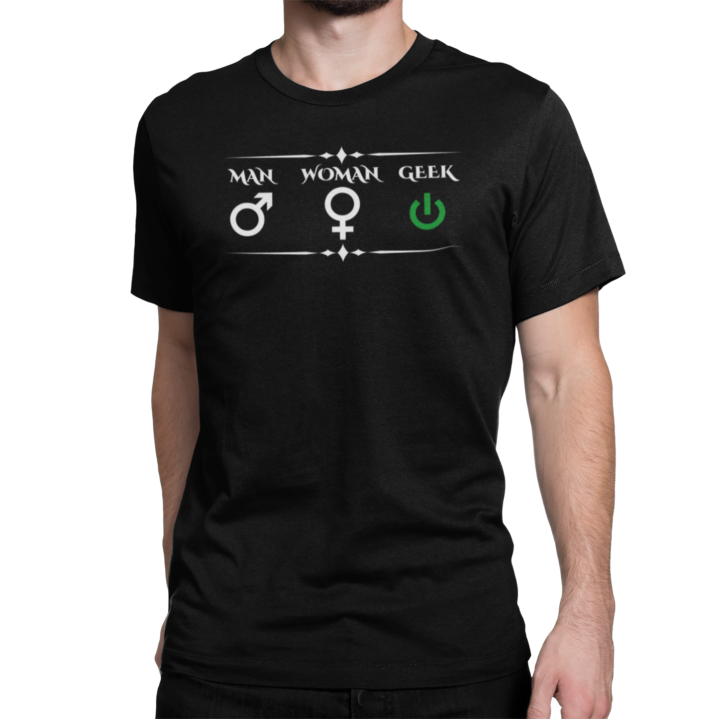 MAN WOMAN GEEK (T-SHIRT)