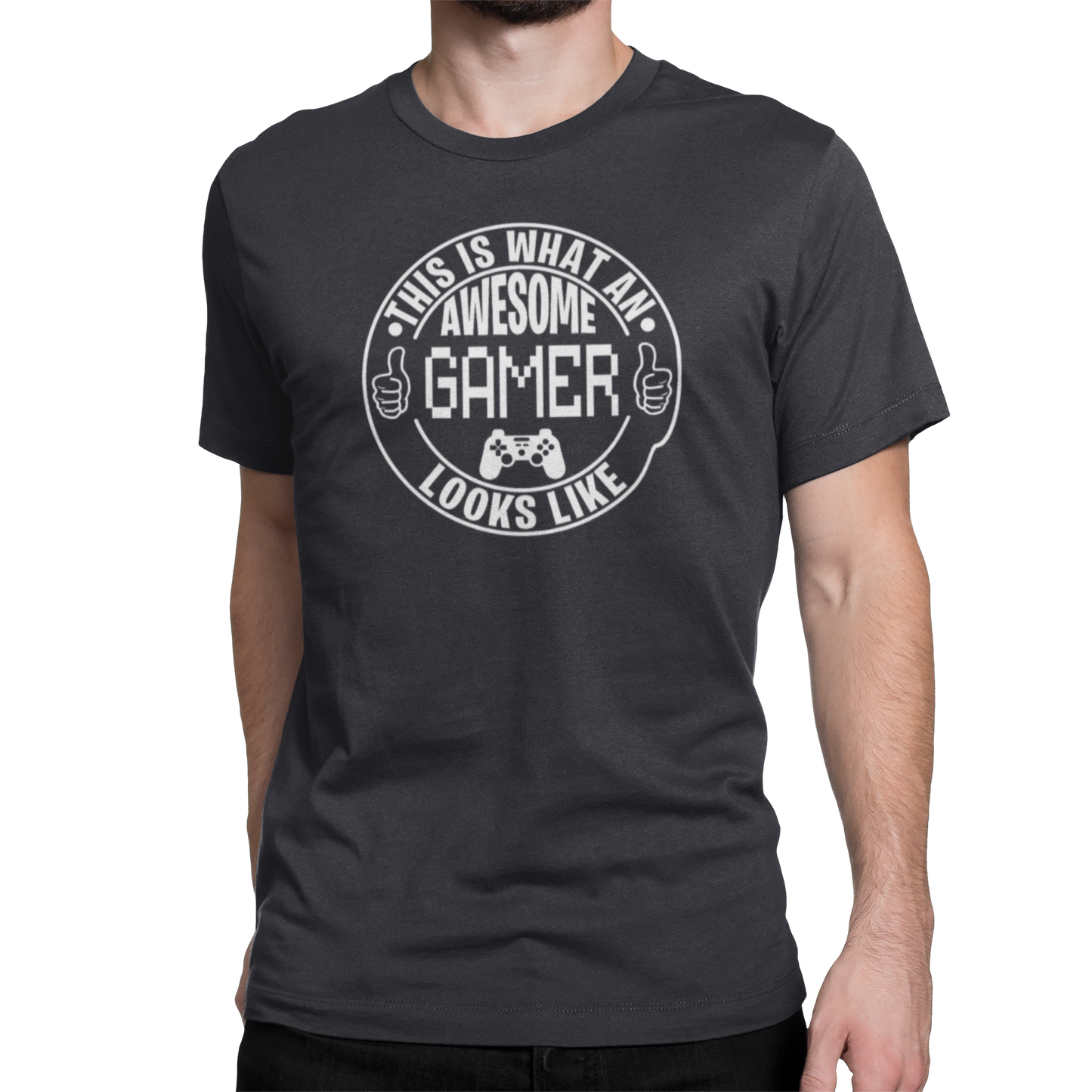 AWESOME GAMER LOOKS LIKE (T-SHIRT)