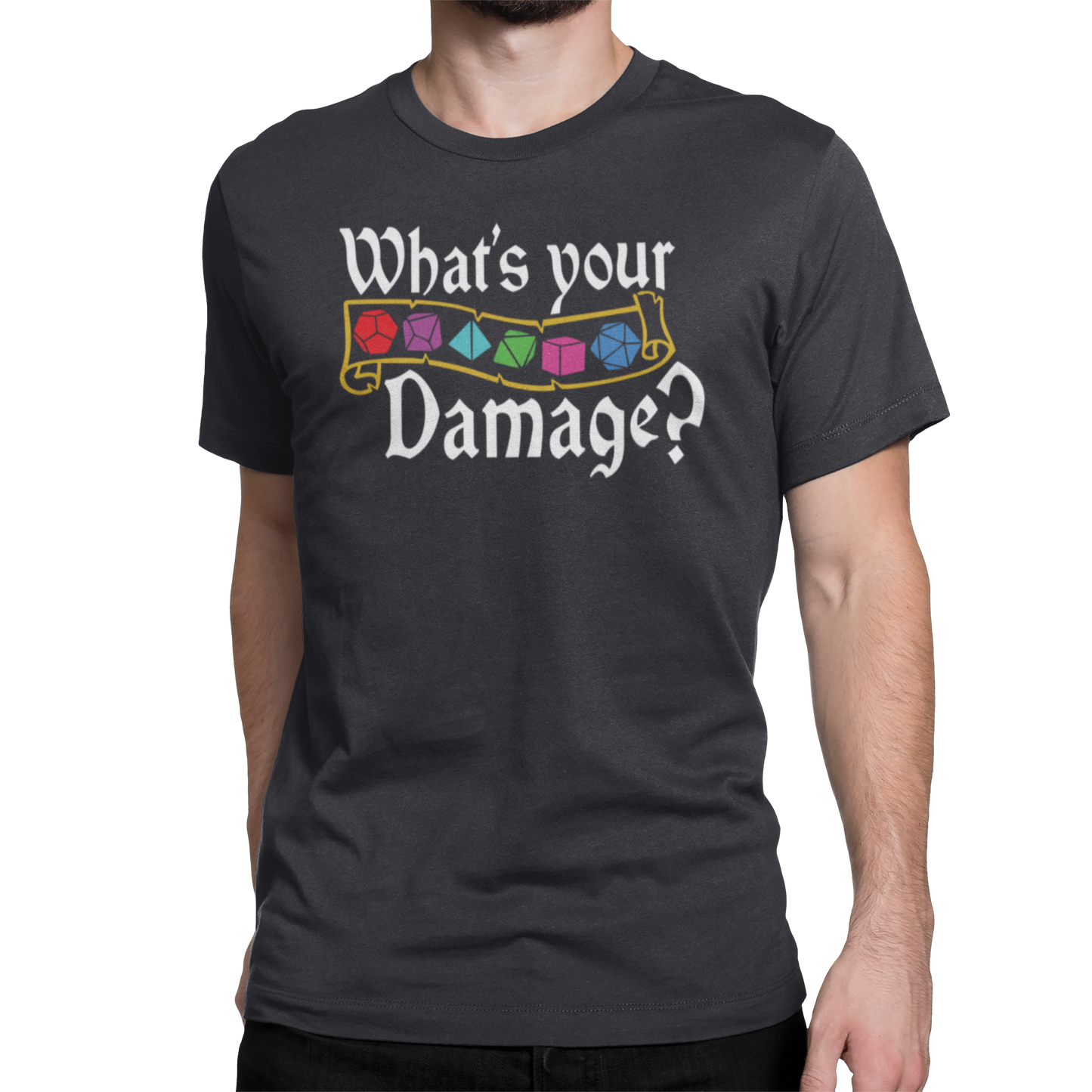 WHAT'S YOUR DAMAGE? (T-SHIRT)