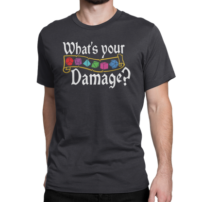 WHAT'S YOUR DAMAGE? (T-SHIRT)