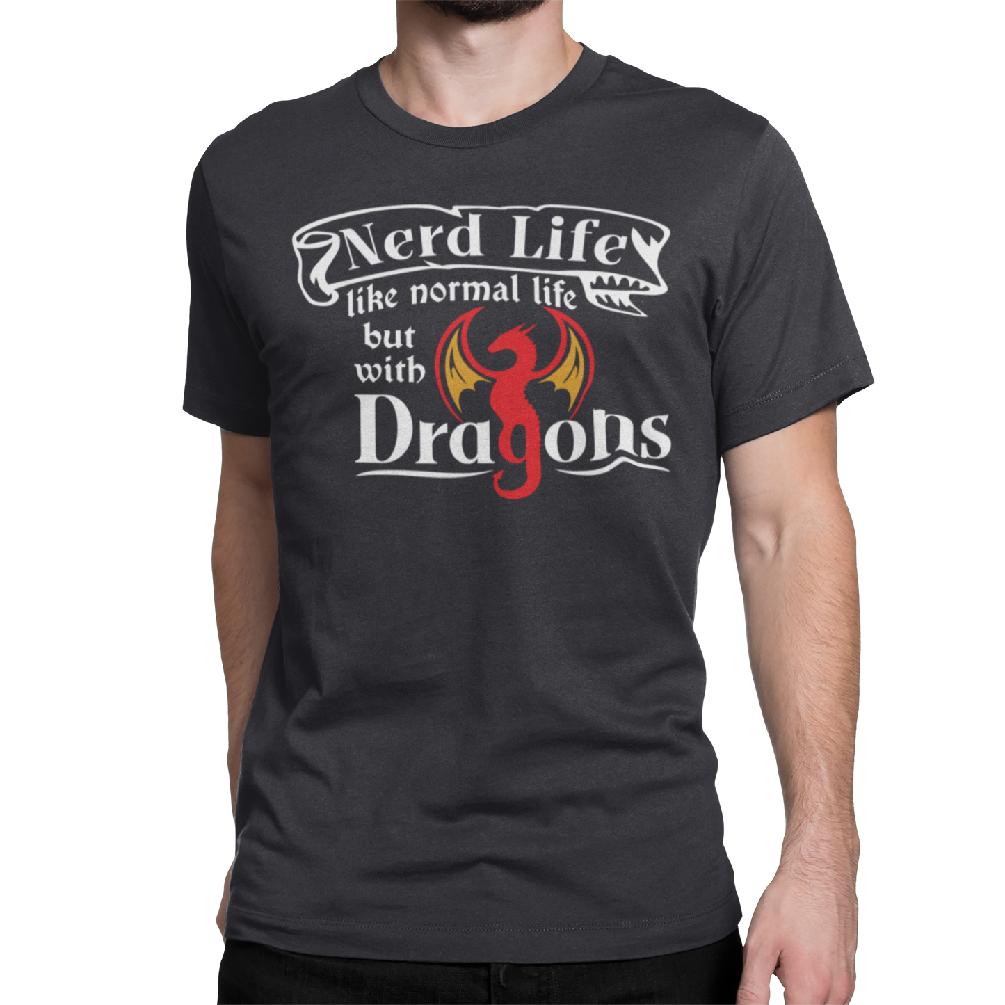 NERD LIFE WITH DRAGONS (T-SHIRT)