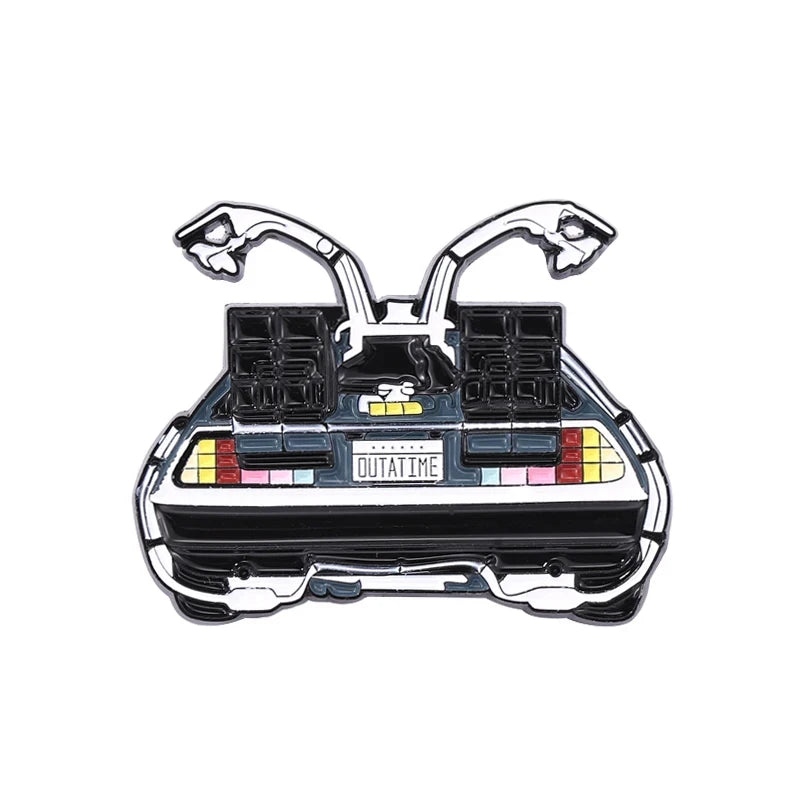 BACK TO THE FUTURE (BACK VIEW DeLorean)