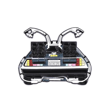 BACK TO THE FUTURE (BACK VIEW DeLorean)