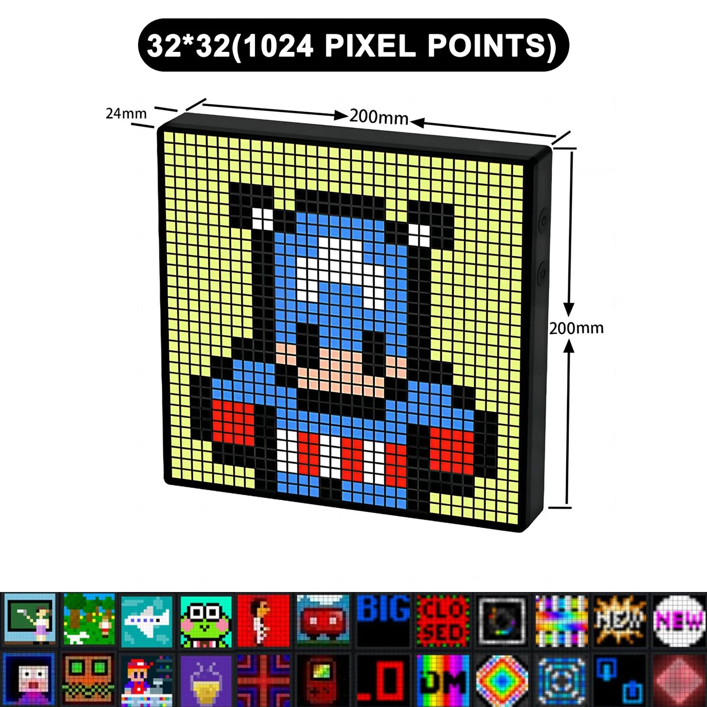 LED PIXEL PROGRAMMABLE DISPLAY