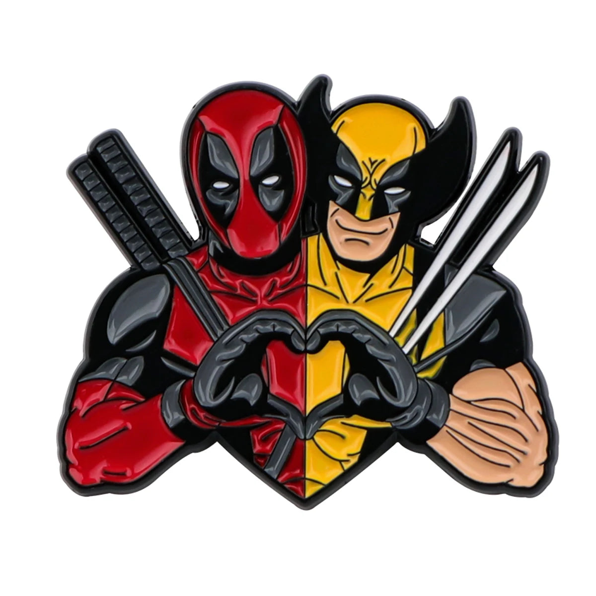 DEADPOOL/WOLVERINE (HEART PIN)